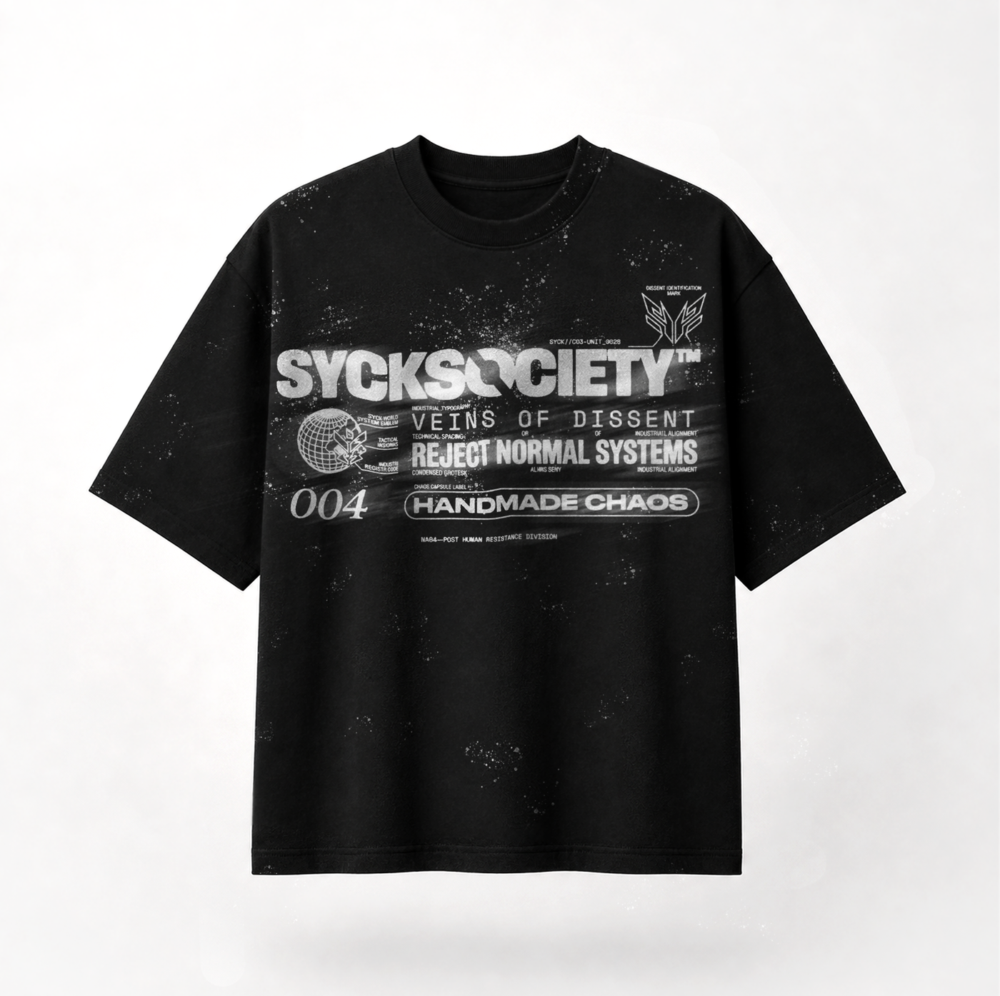 SYC_ORG_001 / BLACK TEE