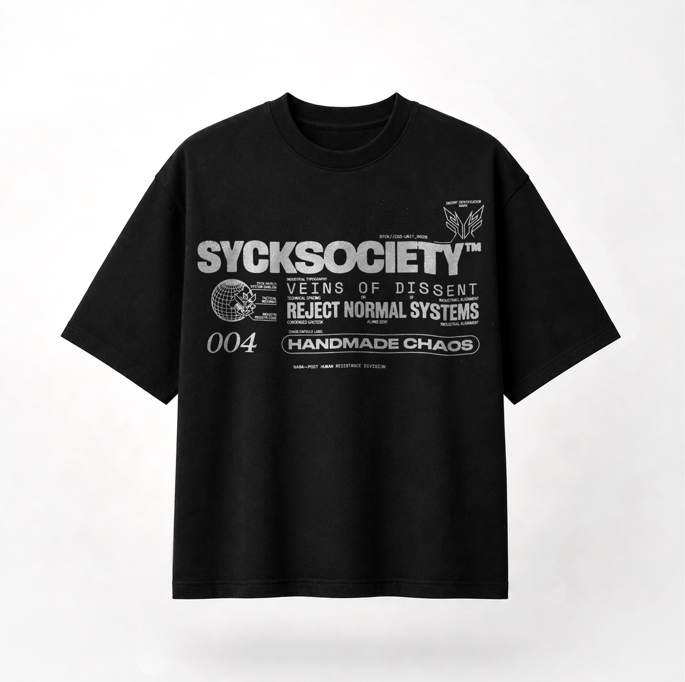 SYC_ORG_001 / BLACK TEE