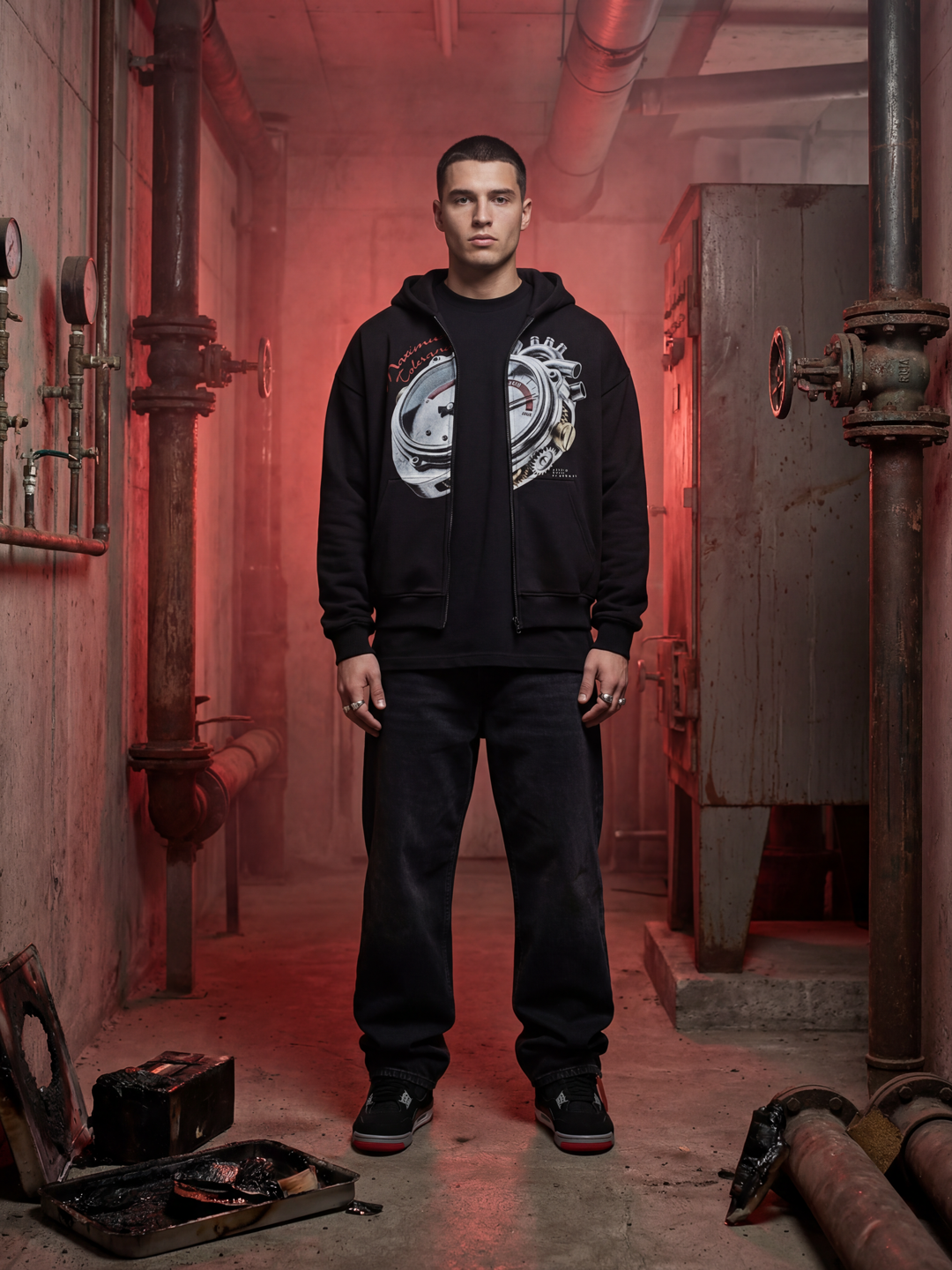 FALSE ICON — Oversized Tee Aqua