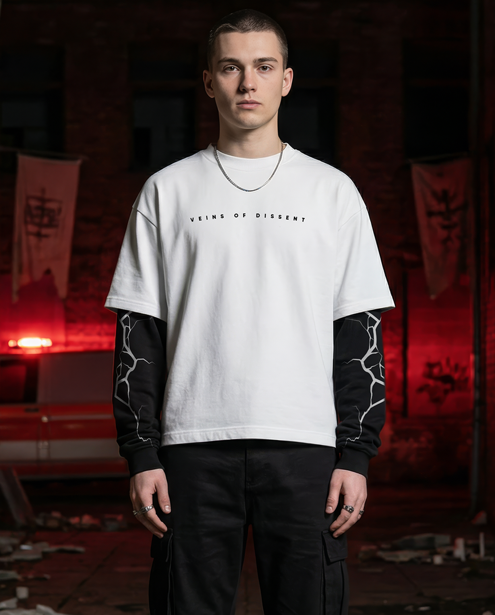 VEINS OF DISSENT 1 — Layered Tee