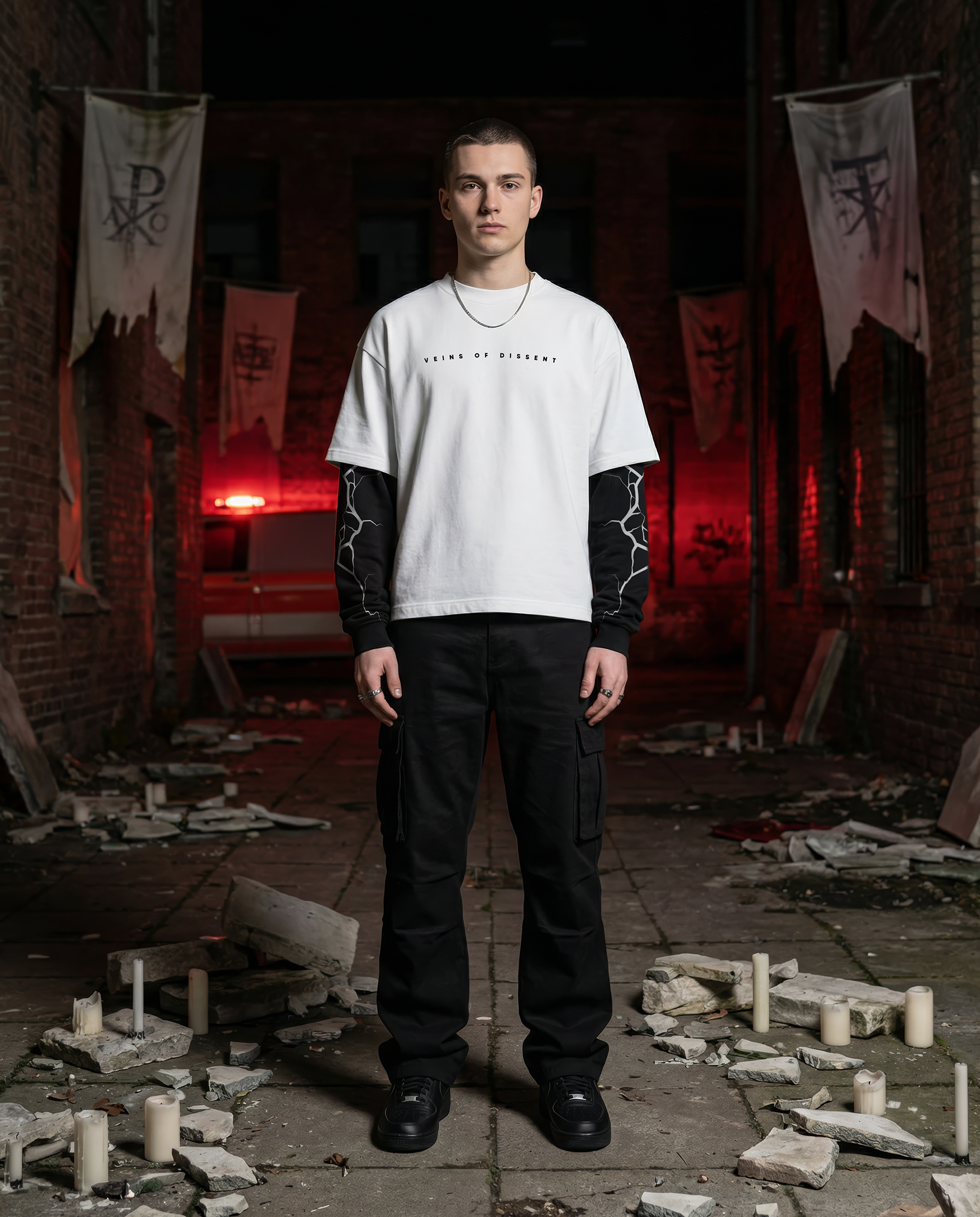 VEINS OF DISSENT 1 — Layered Tee