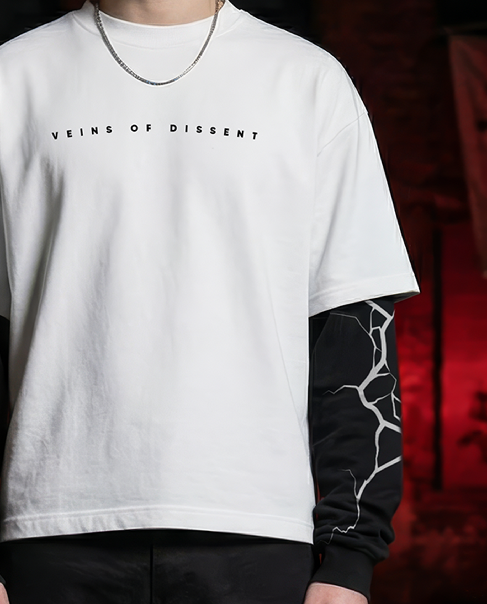 VEINS OF DISSENT 1 — Layered Tee