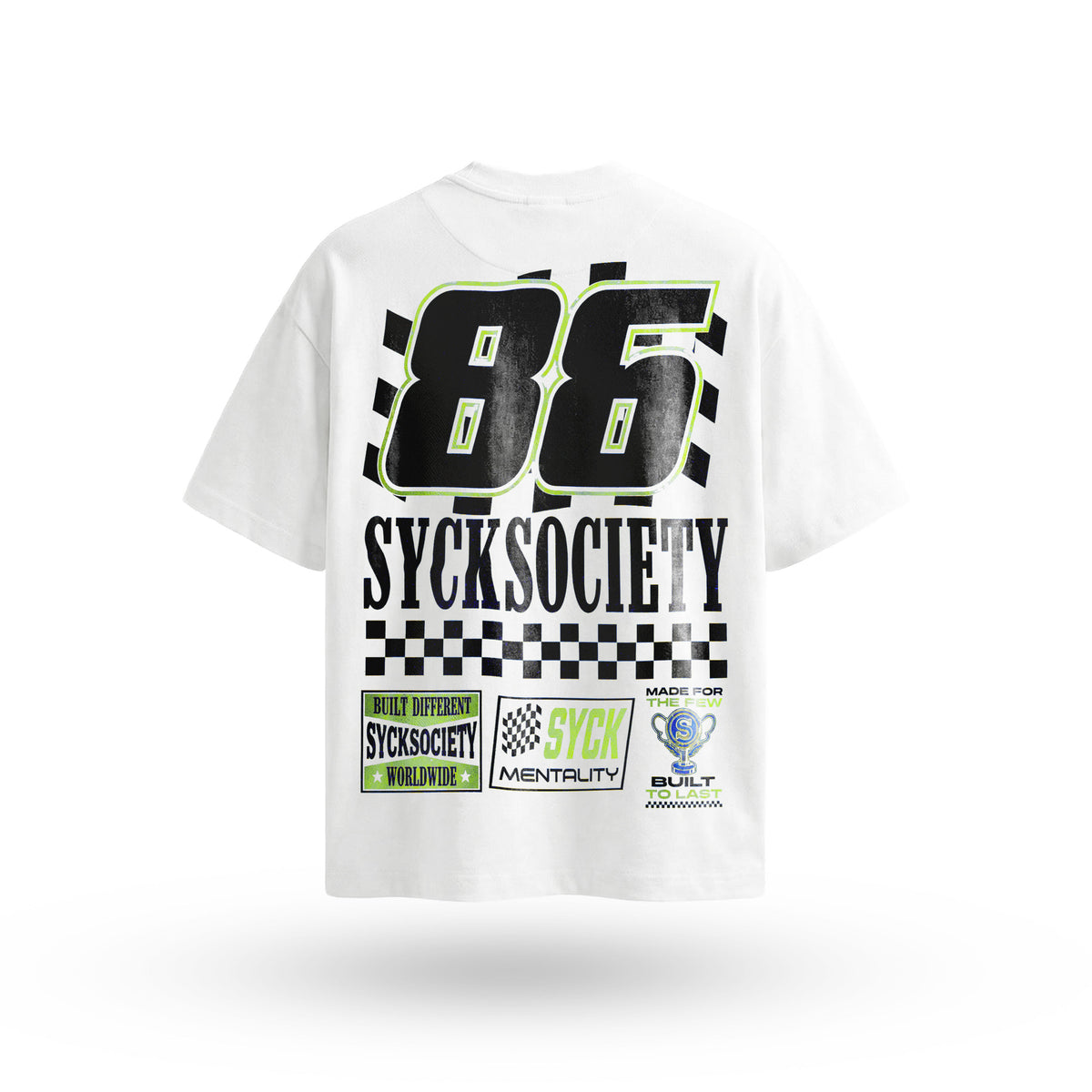 MOTO-SYC / WHITE TEE